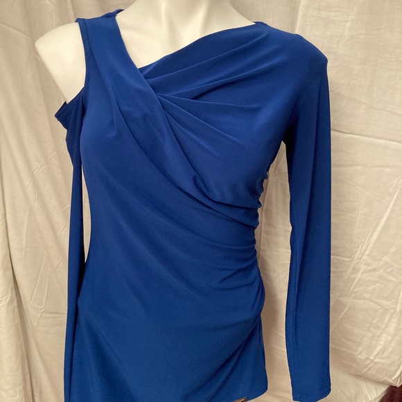 Cartise Royal Blue Long Sleeve Blouse - LAST DAY! - Picture 1 of 6